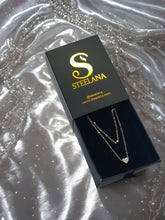 Silver Choker Zincir Kalp Detaylı Çelik Kolye