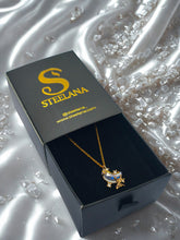 Gold Renk, Kararmaz Kelebek Ayışığı Yansımalı Çelik Kolye