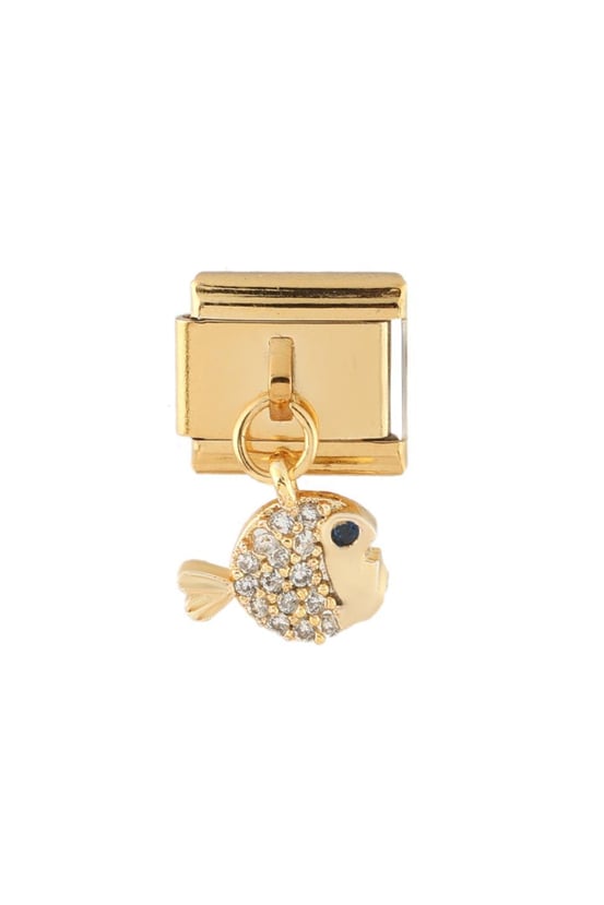 GOLD TASARIM ÇELİK CHARM