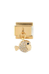 GOLD TASARIM ÇELİK CHARM