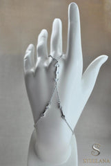 Silver Kristal Detay Zirkon Oklar Şahmeran